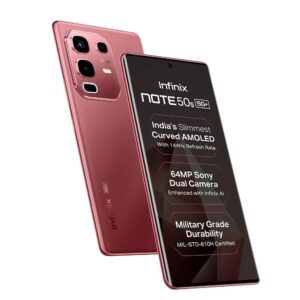 Infinx hot 50s 5g (Burgundy Red 256 GB)