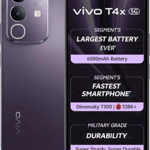 Vivo T4x  ( Pronto Purple 128 GB)